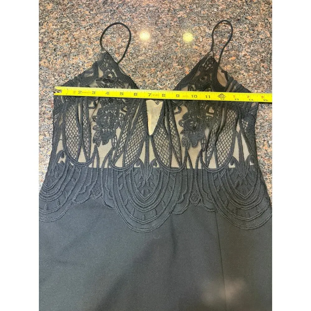 Hello Molly "I Come Alive" Black Maxi Dress Size 6 - Picture 5 of 16